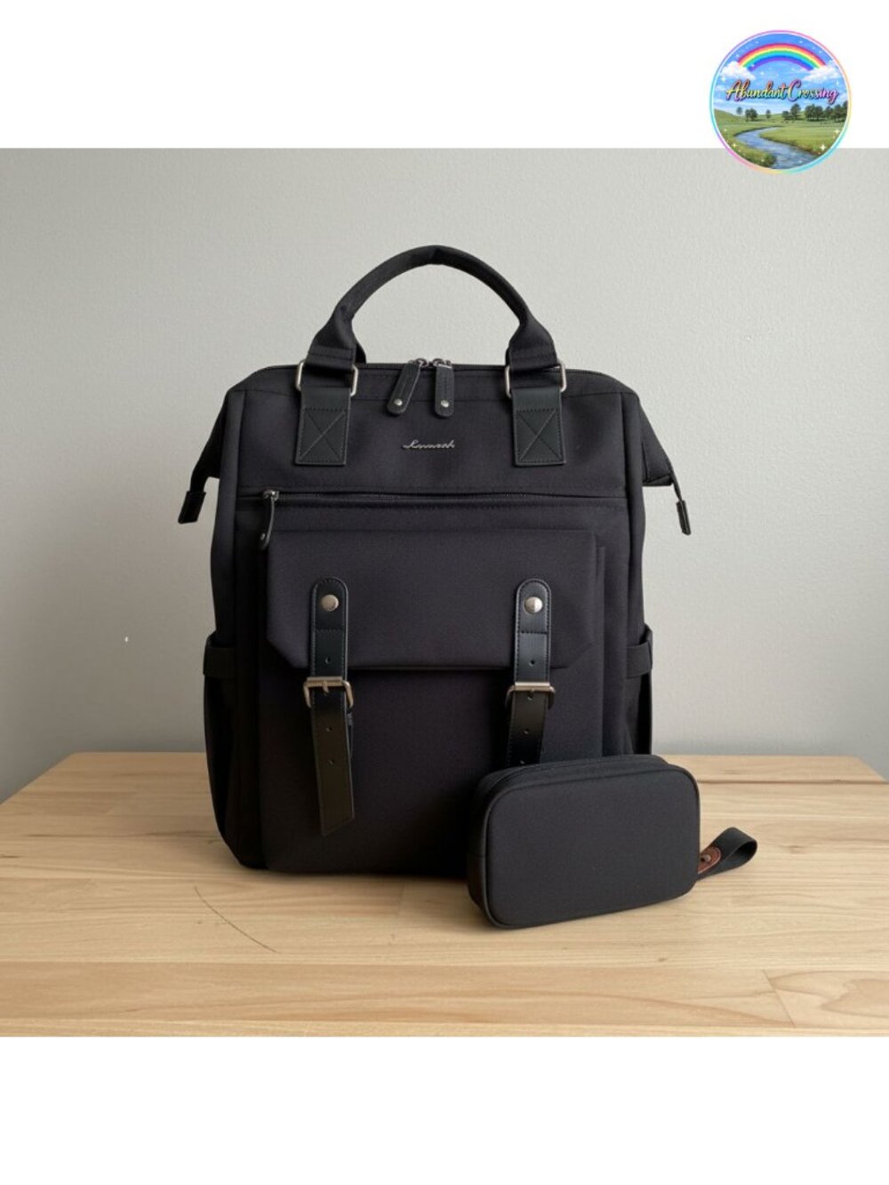 LOVEVOOK Laptop Backpack for Women, 15.6 Inch, Polyester, Work Bag